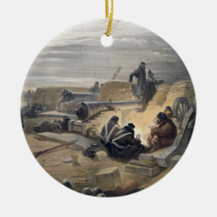 A Quiet Night in the Batteries, plate from 'The Se Ceramic Tree Decoration