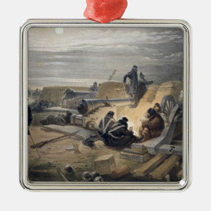 A Quiet Night in the Batteries, plate from 'The Se Metal Tree Decoration