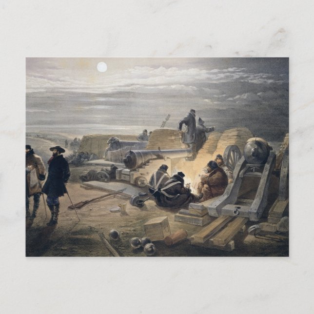 A Quiet Night in the Batteries, plate from 'The Se Postcard (Front)