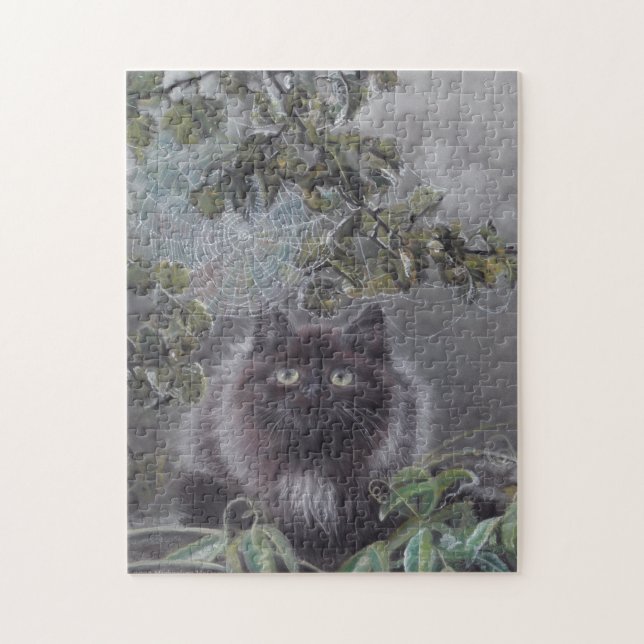 A Quiet Place - Cat and Spiderweb Puzzle (Vertical)