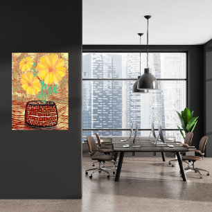 A Quiet Place Floral Bouquet Canvas Print