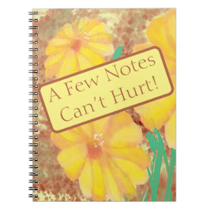 A Quiet Place Floral Bouquet Notebook