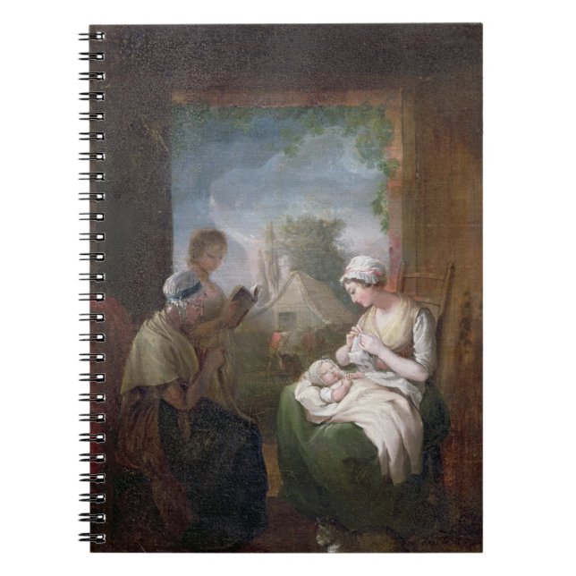 A Quiet Time, c.1810 (oil on canvas) Spiral Notebook (Front)