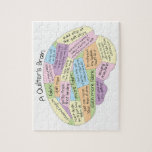 A Quilter’s Brain Jigsaw Puzzle – Quilting Gift<br><div class="desc">"Piece" together the creative chaos with this “A Quilter’s Brain” jigsaw puzzle! Featuring a fun and quirky design that maps out the thoughts of a passionate quilter,  this puzzle is both entertaining and relatable. A perfect gift for sewing lovers who enjoy a challenge—on or off the sewing machine!</div>