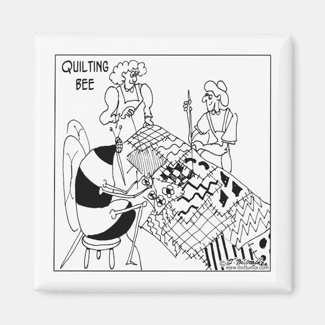 A Quilting Bee Magnet (Front)