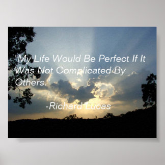 A quote of a wise man.. poster