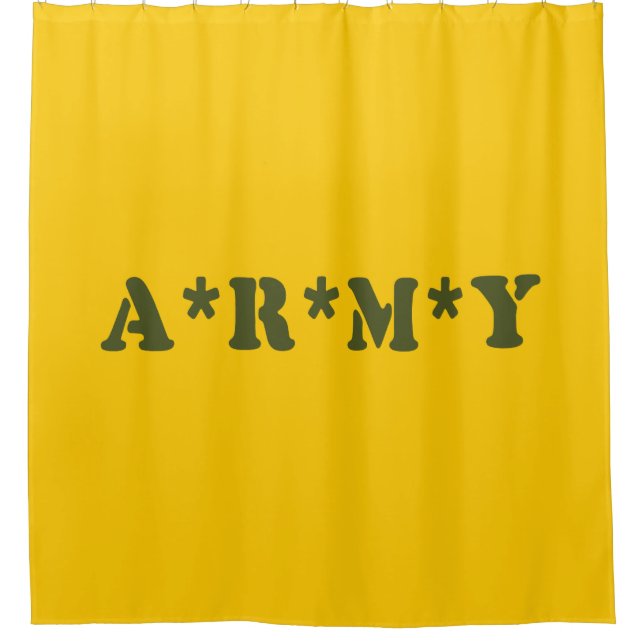 A*R*M*Y SHOWER CURTAIN (Front)