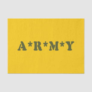 A*R*M*Y TISSUE PAPER