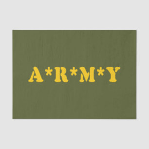 A*R*M*Y TISSUE PAPER