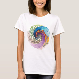 A.R.T. Senses Swirl Women's T-Shirt, Her Sacred Im T-Shirt