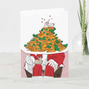 A Rabbit's Christmas Wish Holiday Card