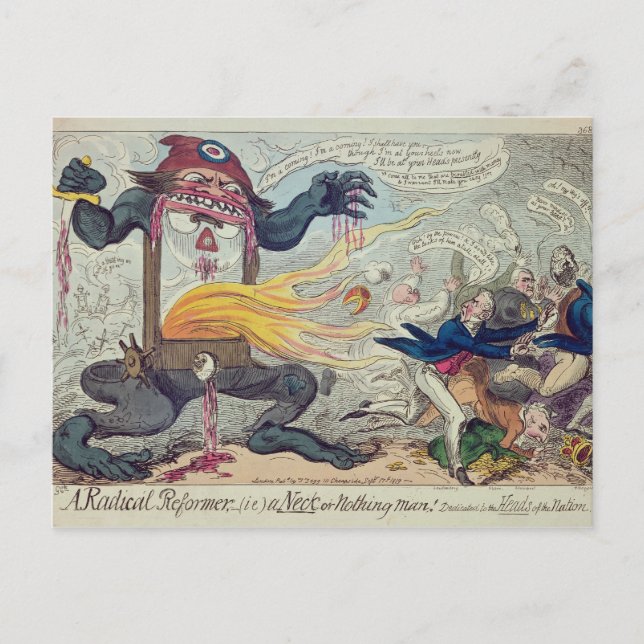 A Radical Reformer,  a Neck or Nothing Man Postcard (Front)
