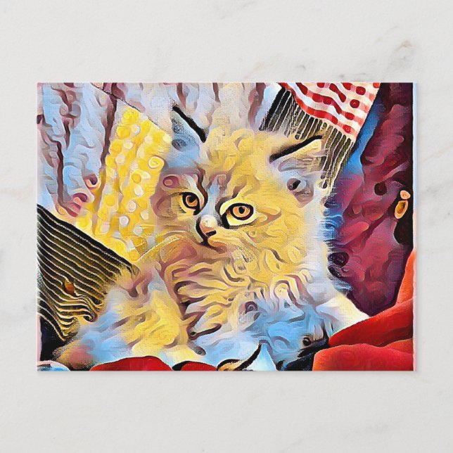 A Ragdoll kitten Postcard (Front)