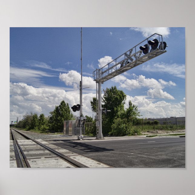A Railroad Crossing Poster (Front)
