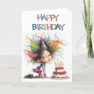 A Rainbow of Joy on Your Birthday! Holiday Card