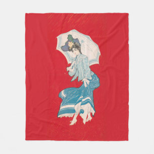 A rainy daisy (1905) Gray Litho. Co Fleece Blanket