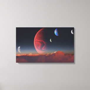 A Rare Alignment (Cloudtops) Canvas Print