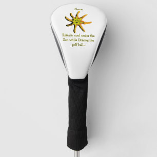 A ray of happiness golf head cover