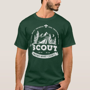 A REAL SCOUT KNOWS WHAT COUNTS white T-Shirt