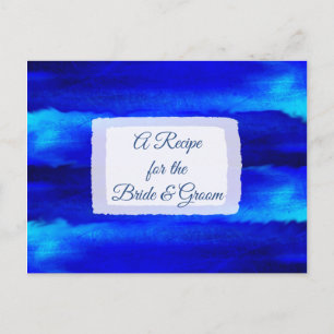 A Recipe For the Bride Wedding Recipe Card