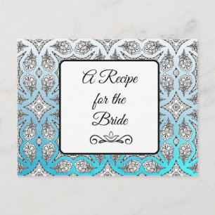 A Recipe For the Bride Wedding Recipe Card