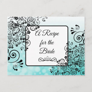 A Recipe For the Bride Wedding Recipe Card
