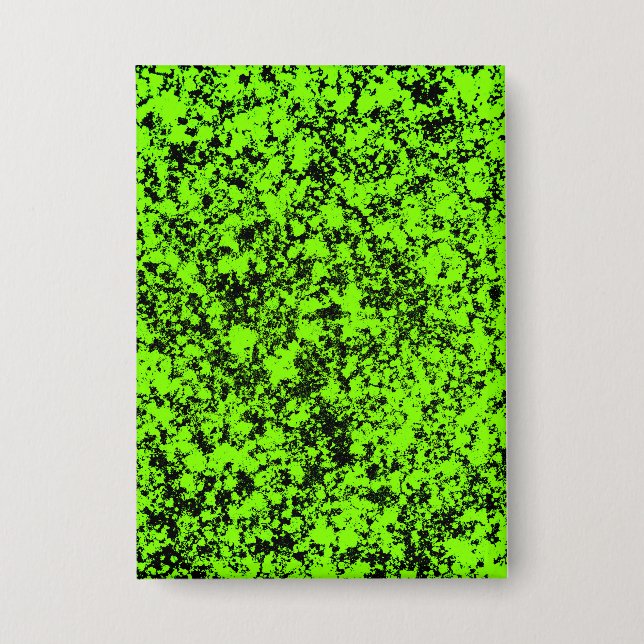 A rectangle pin with image of my abstract artwork. (Front)