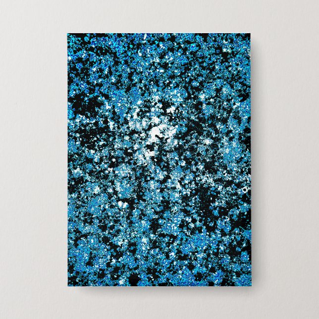 A rectangle pin with image of my abstract artwork. (Front)