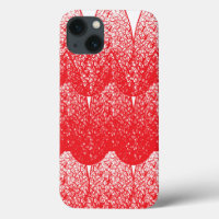 a red and white background with a lot of dots