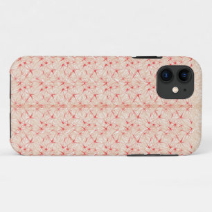 a red and white background with a pattern Case-Mate iPhone case