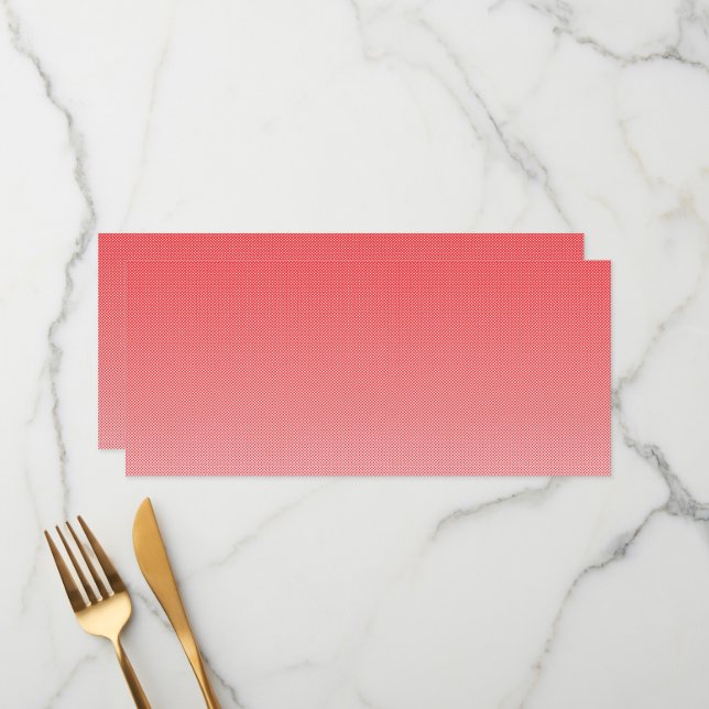 a red and white background with small squares menu (Front/Back In Situ)
