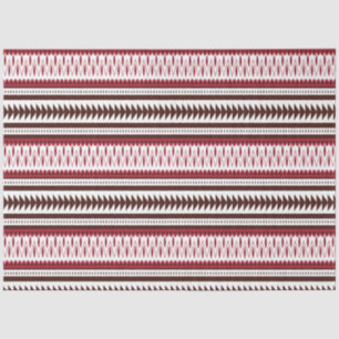 a red and white striped pattern tissue paper