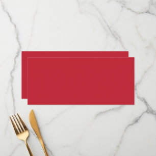 a red background with a menu
