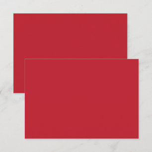 a red background with a thank you card