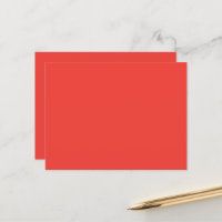 a red background with a white border