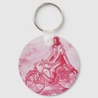 A Red Big BAD Wolf Key Chain