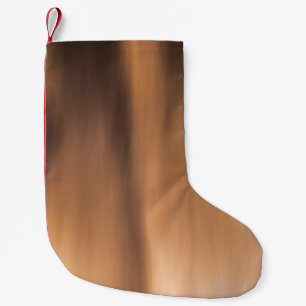 A red flame like display at the Northern Lights. Small Christmas Stocking