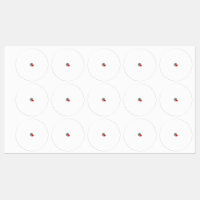 A red heart symbol created with smooth, bold lines