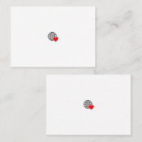 A red heart symbol created with smooth, bold lines