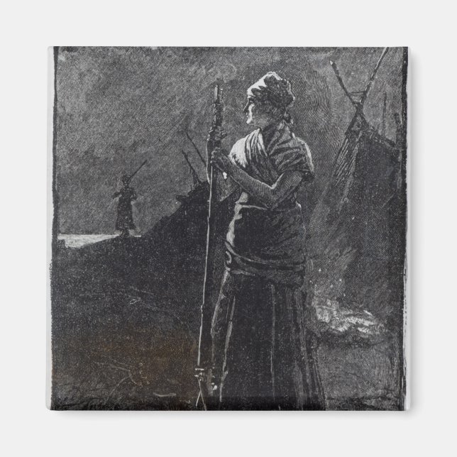 A Red River Colonist, 1878 Magnet (Front)