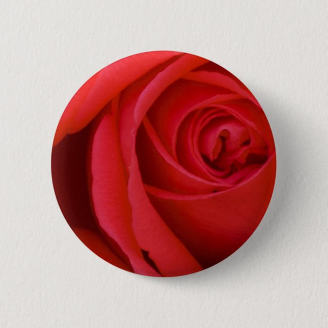 A Red Rose For You 6 Cm Round Badge (Front)
