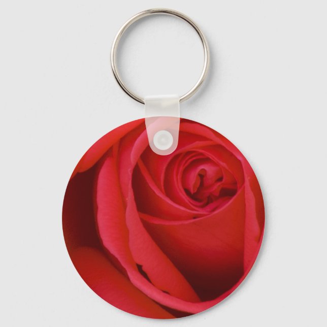 A Red Rose For You Key Ring (Front)