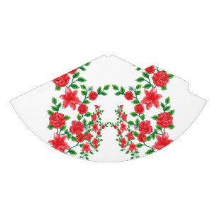 A red rose with detailed petals, depicted in a cli party hat