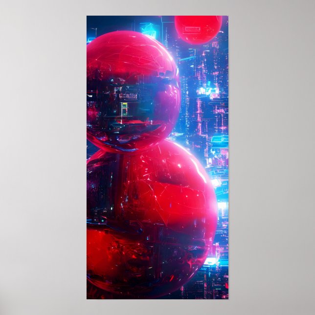 A Red Sphere 57 - A.I. Poster (Front)