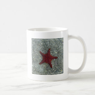 A Red Starfish   Galapagos, Equador Coffee Mug