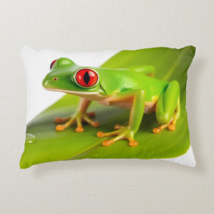 A Redeye Tree Frog Decorative Cushion