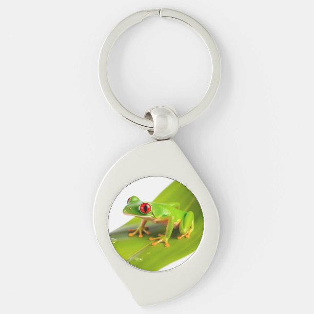 A Redeye Tree Frog Key Ring (Front)