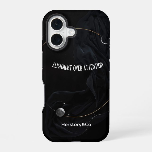 A refined expression of everyday power. iPhone 16 case (Back)