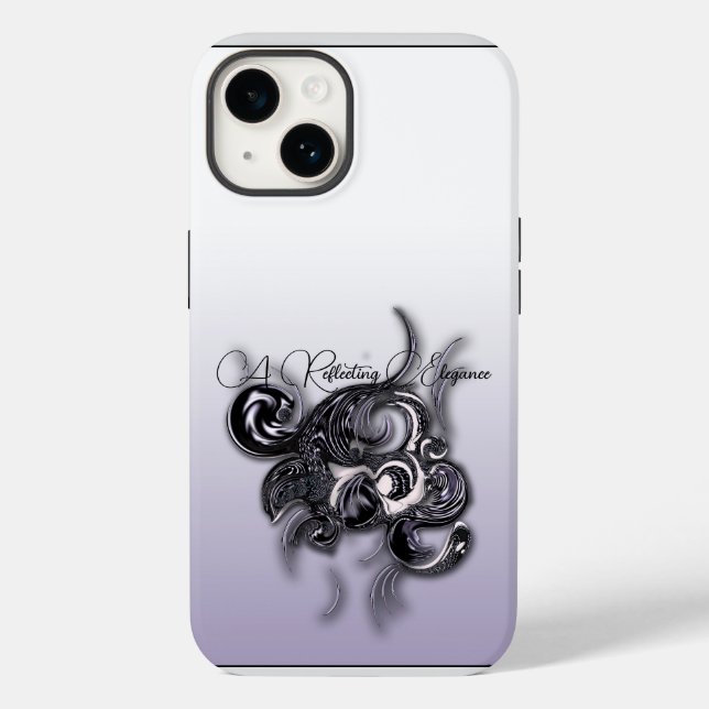 "A Reflecting Elegance", Apple iPhone 14 Case (Back)