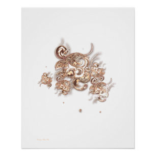 "A Reflecting Elegance", Glossy Poster